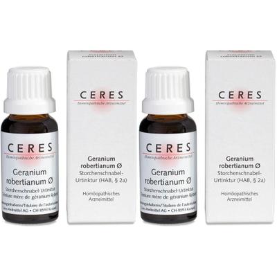 Ceres Geranium robertianum Urtinktur 2x 2x20 ml Tropfen