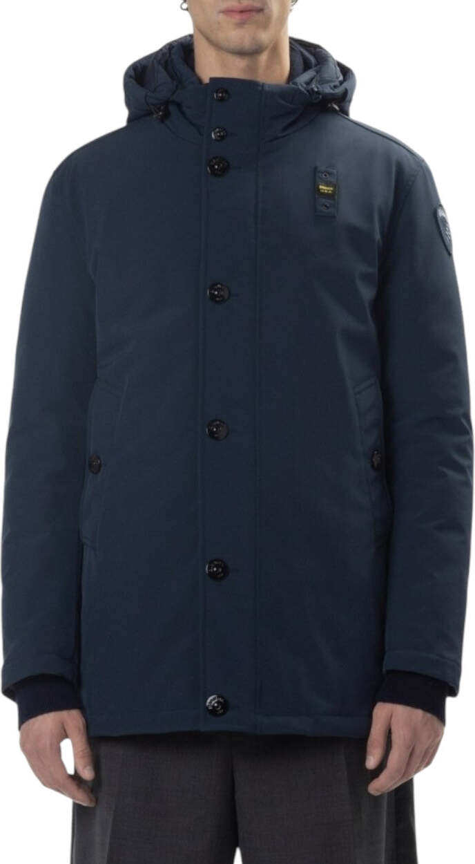 Blauer Blaue Chester Parka Jacke - L