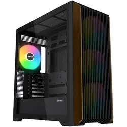 Sama Gears Z60, Black ATX Mid-tower Case (ATX, ITX, mATX), PC Gehäuse, Schwarz