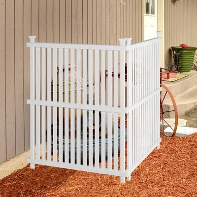 no 2PCS Privacy Fence Panels Screen Outside