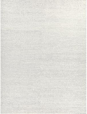 EXQUISITE RUGS Arlow Handwoven Polyester/Cotton Light Grey Area Rug.