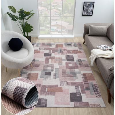 Outdoorteppich "Arden, LAGERRÄUMUNG", bunt (creme,bunt), B:160cm H:10mm L:230cm, Polyester, MYFLAIR MÖBEL & ACCESSOIRES, Teppiche, Outdoorteppich, bedruckt, modernes Design, In- & Outdoor geeignet, waschbar