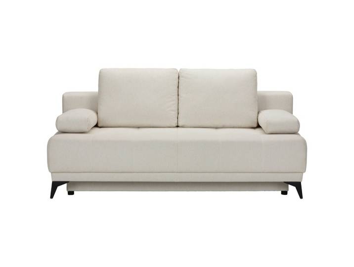 Schlafsofa Weiss Textil
