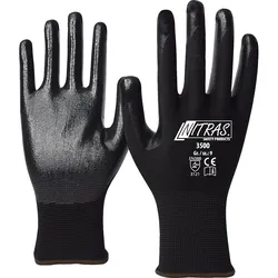 Arbeitshandschuhe Nitril schwarz - 3500GR.8 - schwarz
