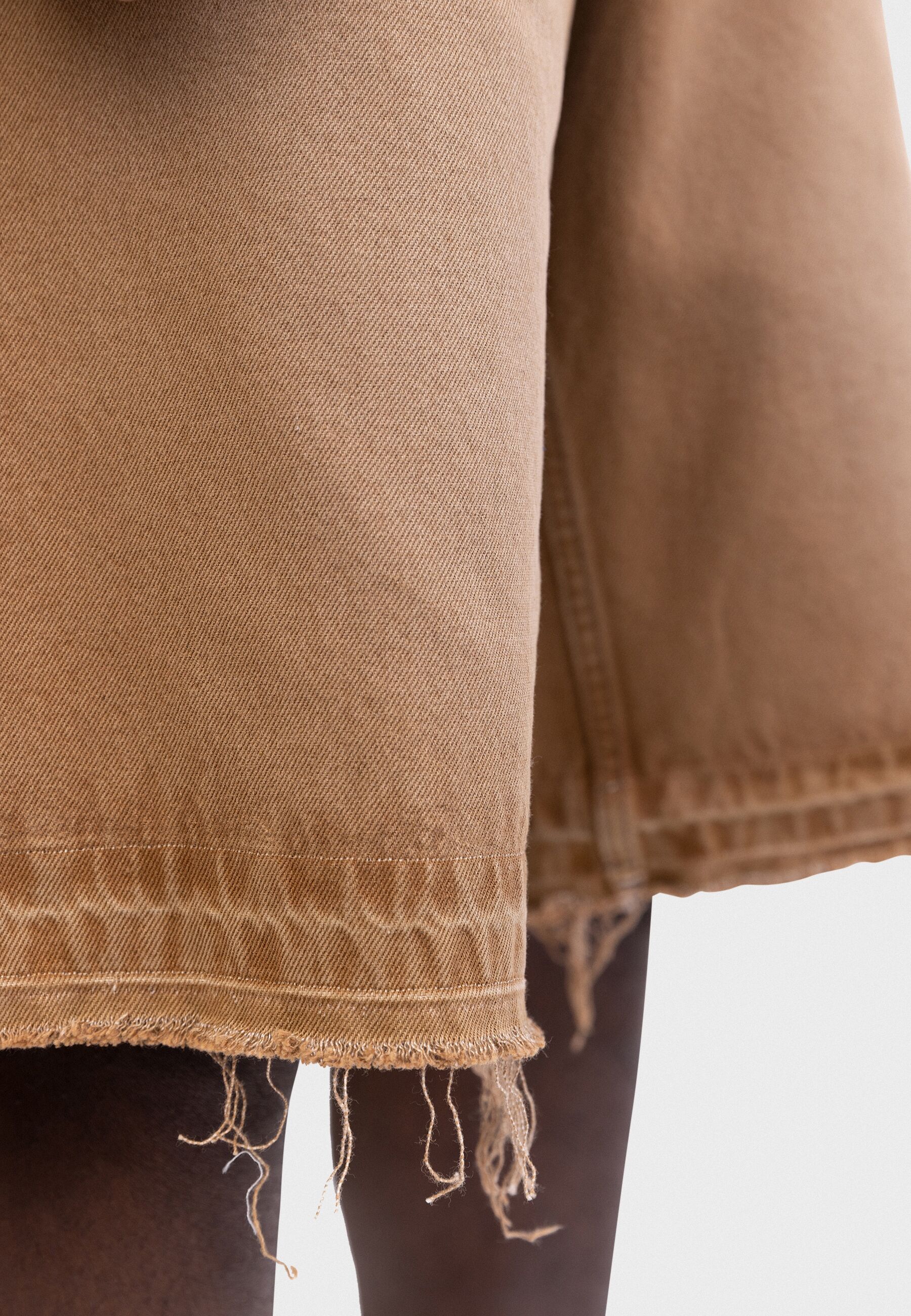Shorts REDEFINED REBEL "Redefined Rebel Shorts RRKingston Shorts Destroy BAGGY FIT", Herren, Gr. S, Normalgrößen, braun, Web, 100% Baumwolle, Hosen Shorts