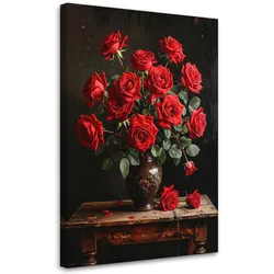 LEINWANDBILD Blumen 20x30cm