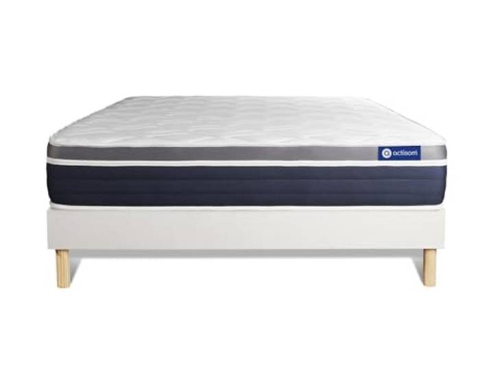 Actimemo Confort matratze 160x210cm + Bettgestell mit lattenrost, Härtegrad 3, Memory-Schaum, Höhe : 26 cm
