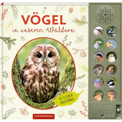 Vögel in unseren Wäldern - Nature Zoom (Soundbuch), Gebundene Ausgabe von Holger Haag, Coppenrath Verlag GmbH & Co. KG, 978-3-649-64729-4