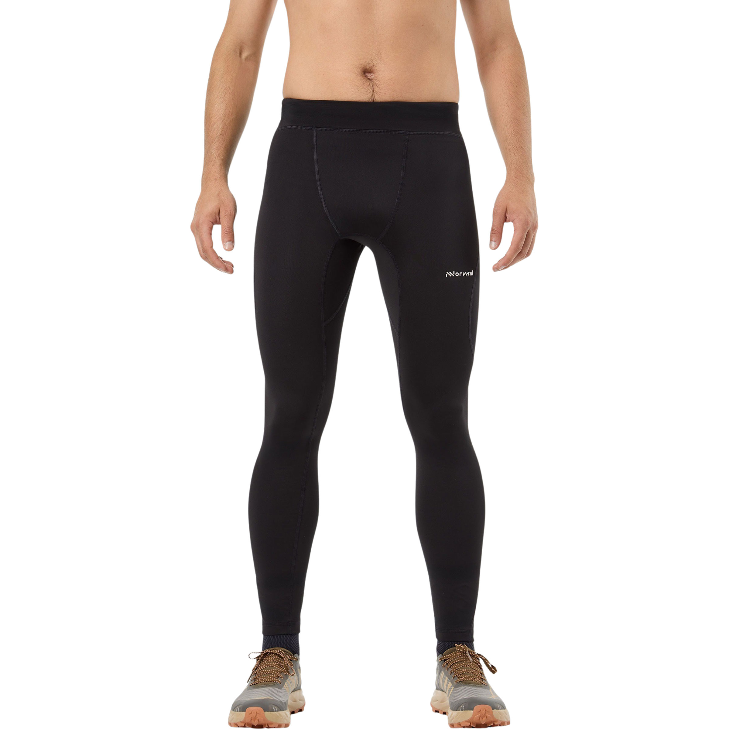 NNormal Active Tights Herren Tights & Leggings schwarz Größe XS Trailrunning | Laufen Schnell trocknend