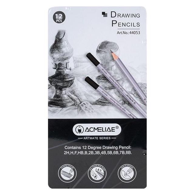 Koh-i-Noor Acmeliae Graphitstift 12 Stk (2H, 8B, 12x) (48985479)