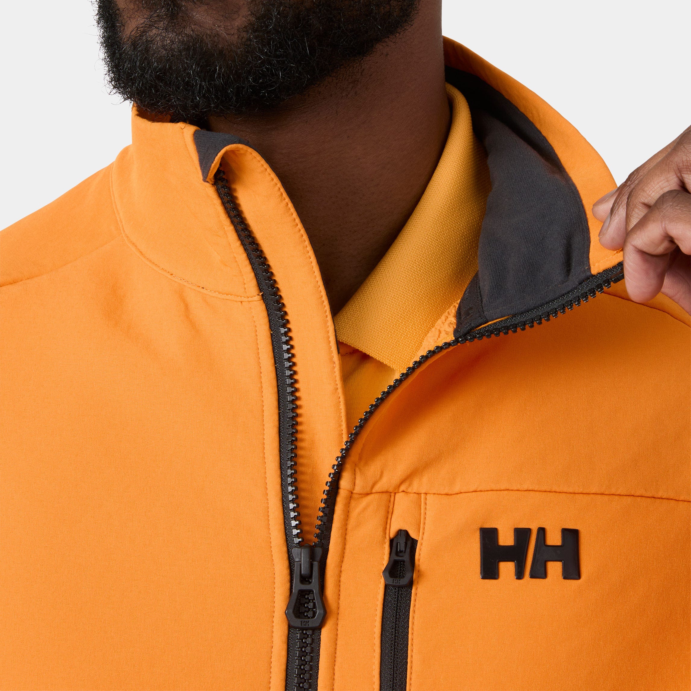 Helly Hansen Men's HP Stormbreaker Jacket Orange L - Ignite Orange - Male