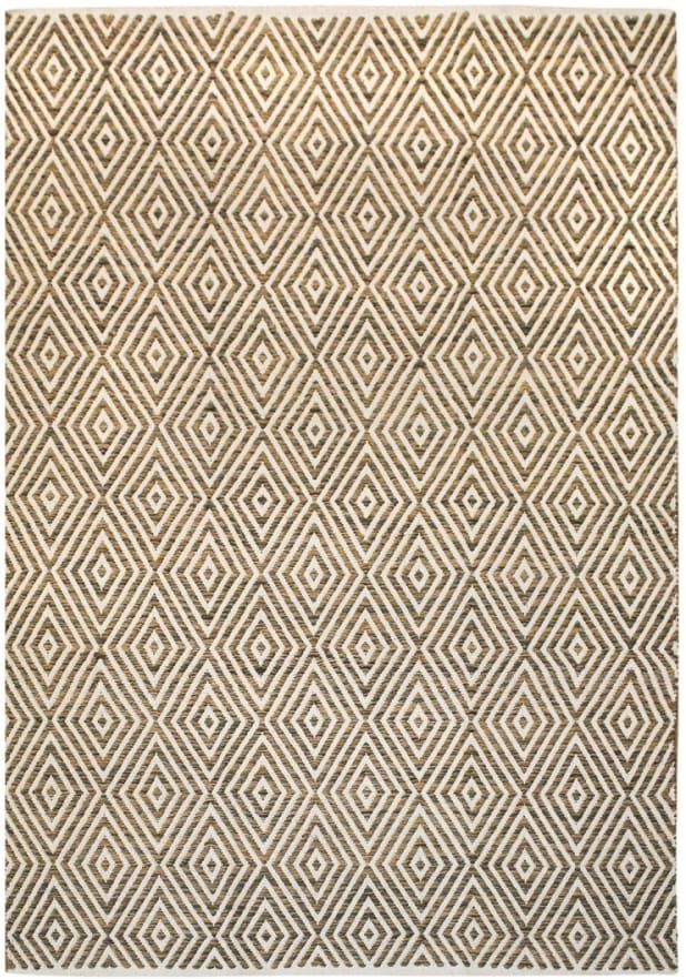Novatrend Tapis design en coton beige 120x170 cm Beige 120x0x170cm