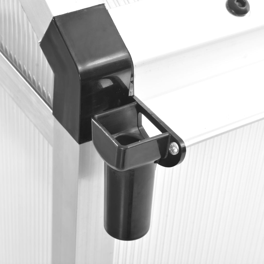 vidaXL Serre Aluminium 302x190x195 cm 11,19 m³