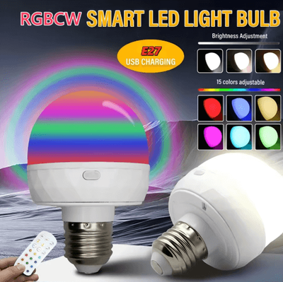 Inspire Picks Rechargeable Battery Operated Wall Sconce Wireless RGB LED Wall Light With Remote Control light (no Lampshade)