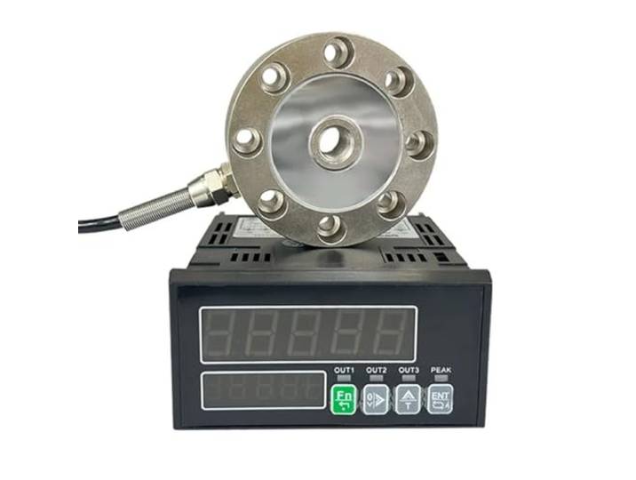 Eliminieren Sie außeraxiale Lastfehler Speichensensor Echtzeitanzeige und Zweirichtungssensor (Zug/Druck) für Trichter(500KG)