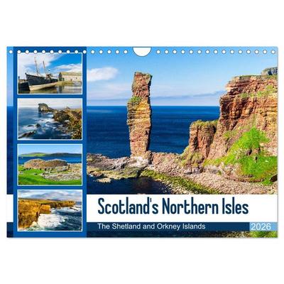 Scotland's Northern Isles - The Orkney and Shetland Islands (Wall Calendar 2026 DIN A4 landscape), CALVENDO 12 Month Wall Calendar