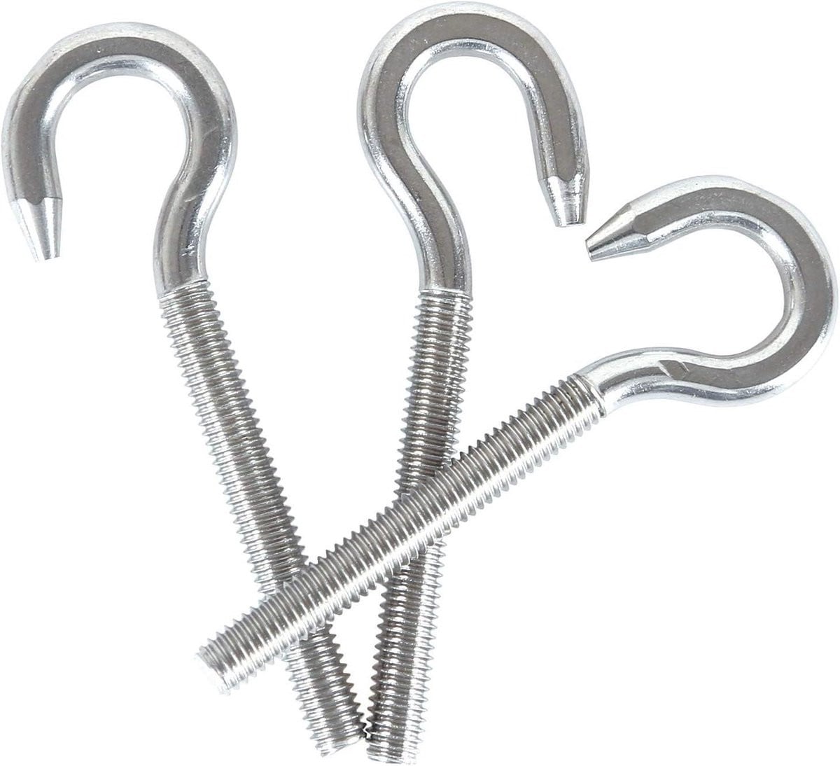 Haakbouten Set van Roestvrij Staal 304 - 5 stuks M8 - Zilverkleurig