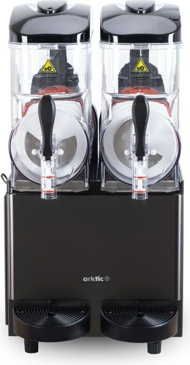 Hendi Arctic IJsblokjesmachine, 24 liter (2x12 liter), zwart, H 81 x B 41,5 x D 50,7 cm