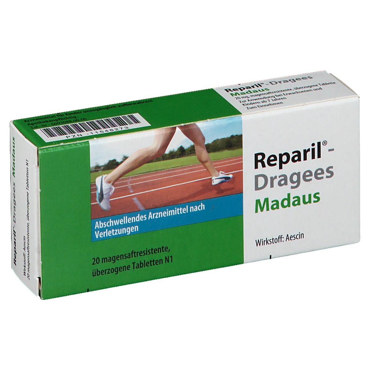 REPARIL-Dragees Madaus magensaftres.Tabletten 20 St Tabletten magensaftresistent
