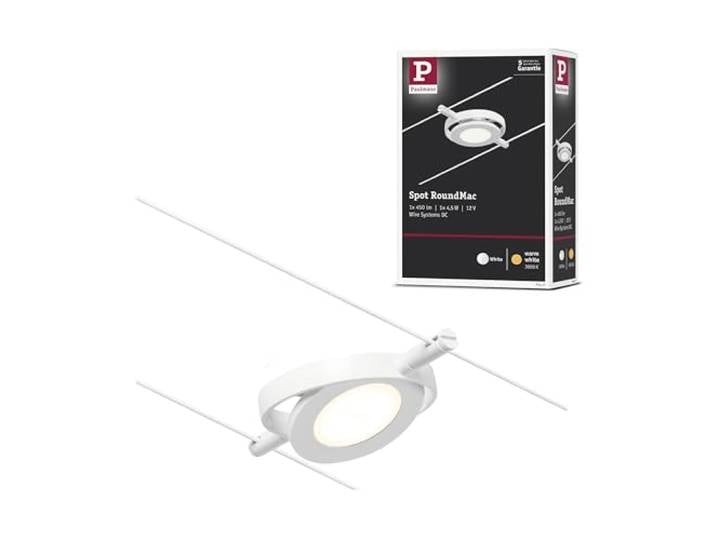 Système sur câbles LED Paulmann Corduo RoundMac 4\,5 W 3 000 K blanc dépoli\, chrome