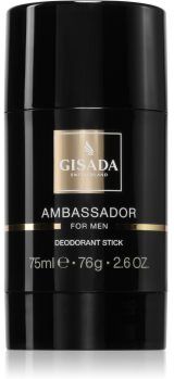Gisada Ambassador desodorizante em stick para homens 75 ml. Ambassador