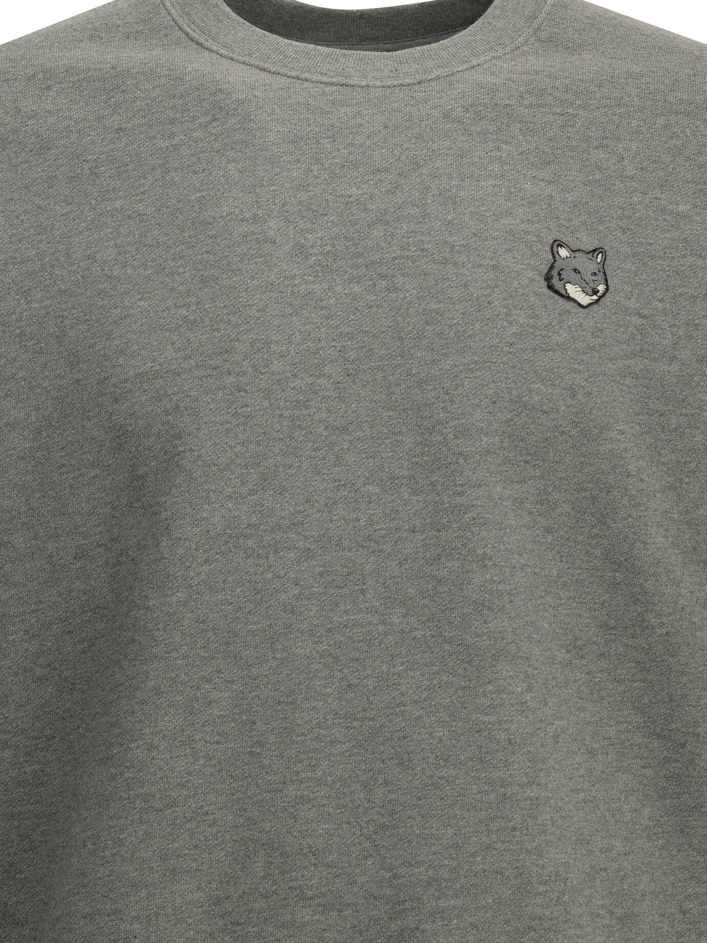 MAISON KITSUNÉ sweatshirt homme gris Gris XL