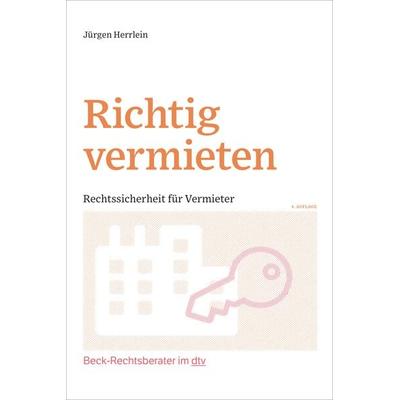 Richtig vermieten, Taschenbuch von Jürgen Herrlein, dtv, 978-3-423-51261-9