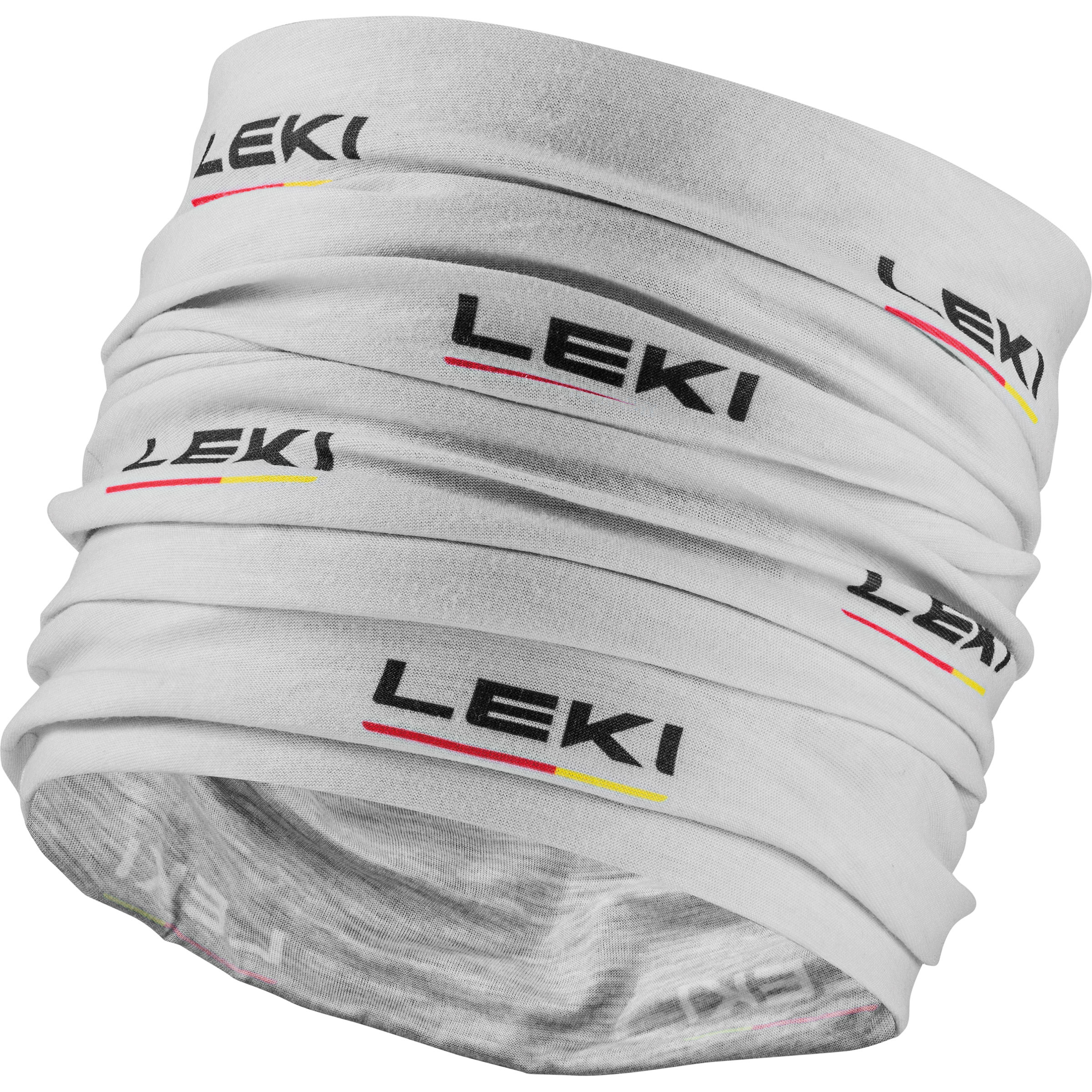 Leki Logo Schlauchtuch Schals & Multifunktionstücher grau Trekking Atmungsaktiv