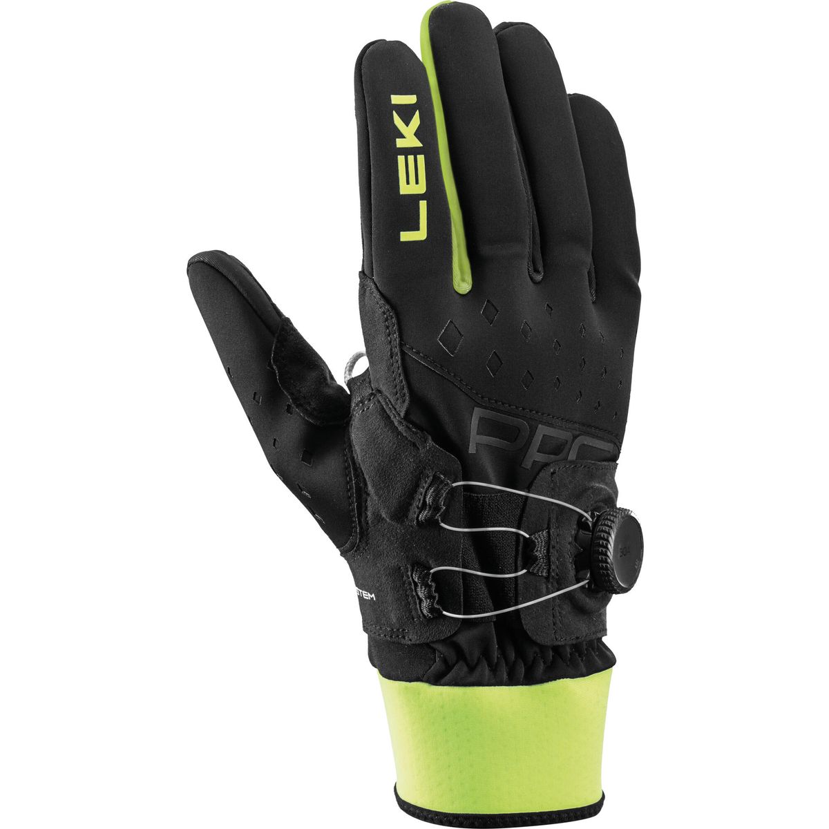 LEKI PRC Boa® Shark black-neonyellow (1) 10.5 652906301105