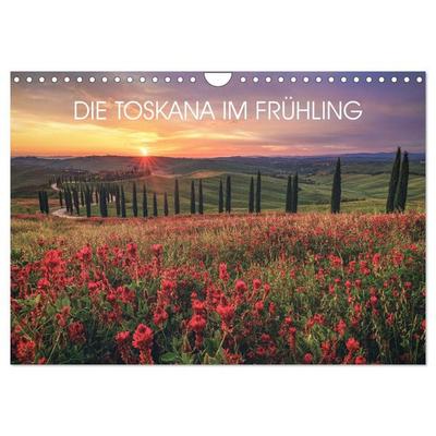 DIE TOSKANA IM FRÜHLING (Wandkalender 2026 DIN A4 quer), CALVENDO Monatskalender