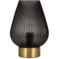 Paulmann Pauleen Tischleuchte Crystal Gloom  E27   max. 40W Rauchglas#Messing 48158