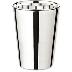 EDZARD Becher Trinkbecher Silberbecher Vase Konus, schwerversilbert, Höhe 9 cm