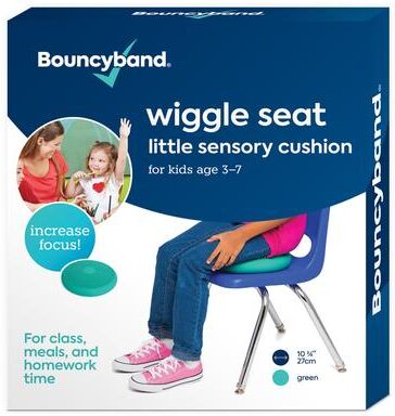 Bouncyband Little Wiggle Seat Sensory Cushion, Mint