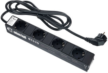 Adam Hall 87470 Power Strip 4 Sockets