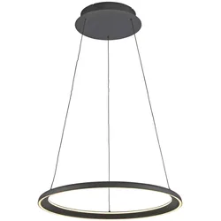 Schöner Wohnen-Kollektion LED Pendelleuchte QUILLO, schwarz, dimmbar, Comfort Lift