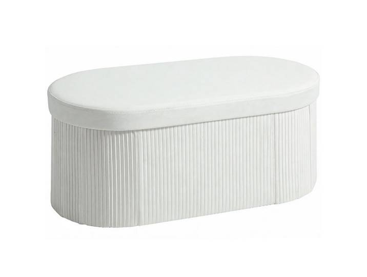 Jamb Sitzbank Sierra Creme klappbar 76/38/35 cm, Textil, 76x35x38 cm, Esszimmer, Bank, Sitzbänke