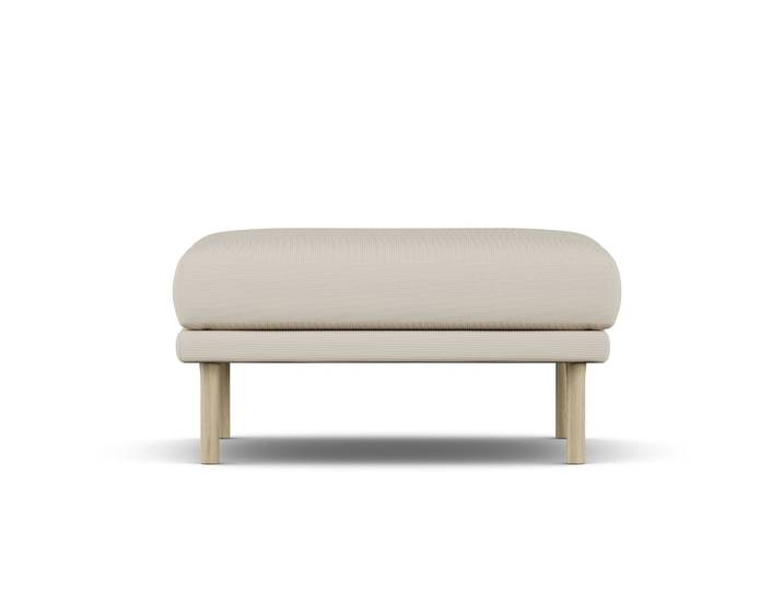 1898 Sjövik Fußhocker Jump Beige 1956-Eiche weiß geölt