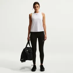 NIKE One High-Waist 7/8-Leggings Damen 010 - black/white L
