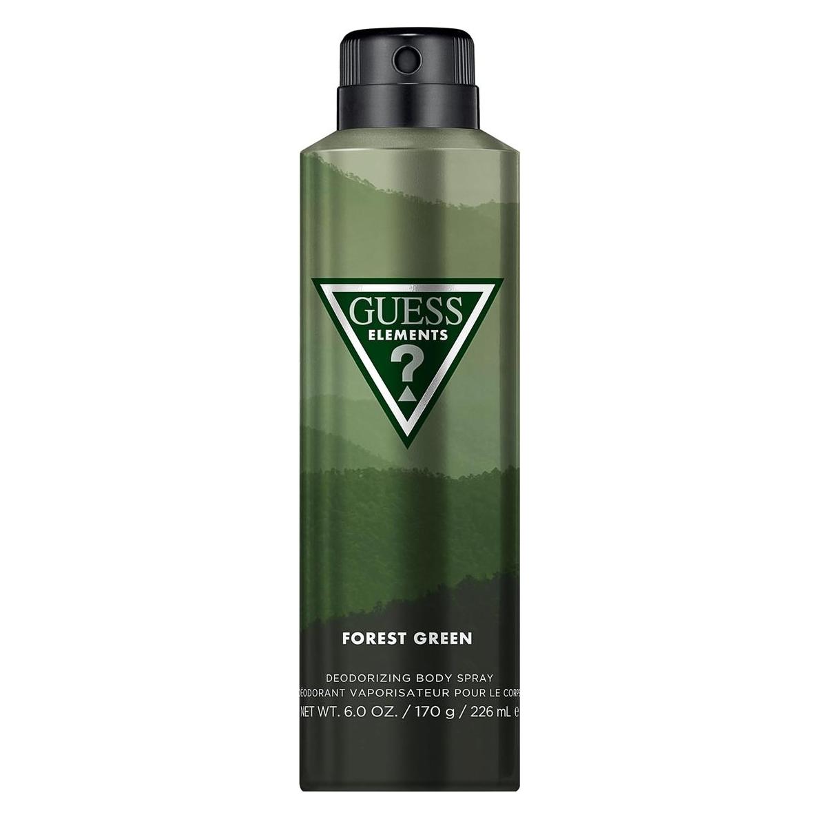 Guess Elements Forest Green Deodorizing Body Spray für Männer 6.0 Oz (Spray, 226 ml) (569396)