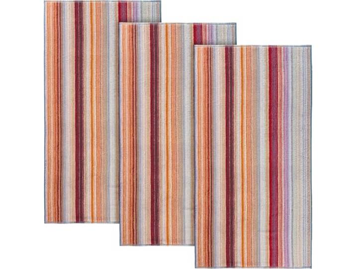 REDBEST Duschtuch 3er-Pack Streifen bunt Größe 70x140 cm- ideal für Reisen, leichte Qualität, Gute Feuchtigkeitsaufnahme