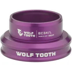 Wolf Tooth Performance Steuersatz Unterteil, 1 1/8", EC34/30, ultraviolet purple