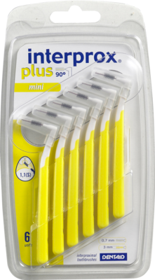 DENTAID GmbH INTERPROX plus mini gelb Interdentalbürste 6 St 05703611