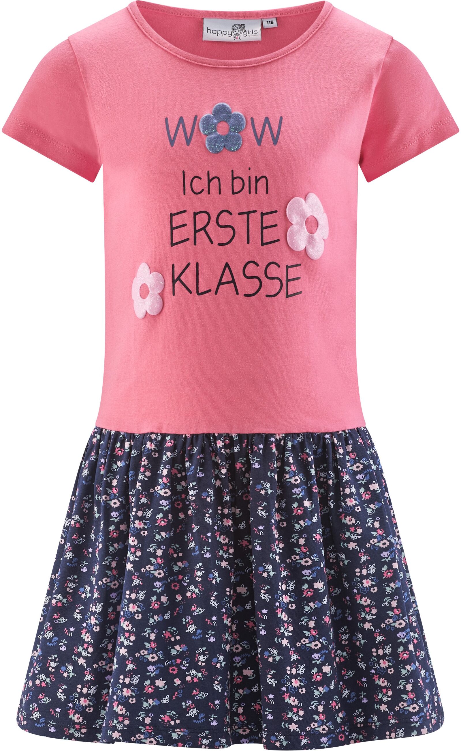 Sommerkleid HAPPY GIRLS "Mädchenkleid", Mädchen, Gr. 122, EURO-Größen, Stoff, candy, Stoff, 100% Baumwolle, normal, Kleider Sommerkleid