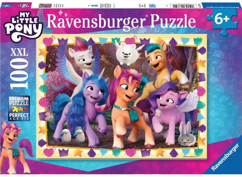 Ravensburger Puzzle 100 p XXL - Aventures entre poneys ! My Little Pony