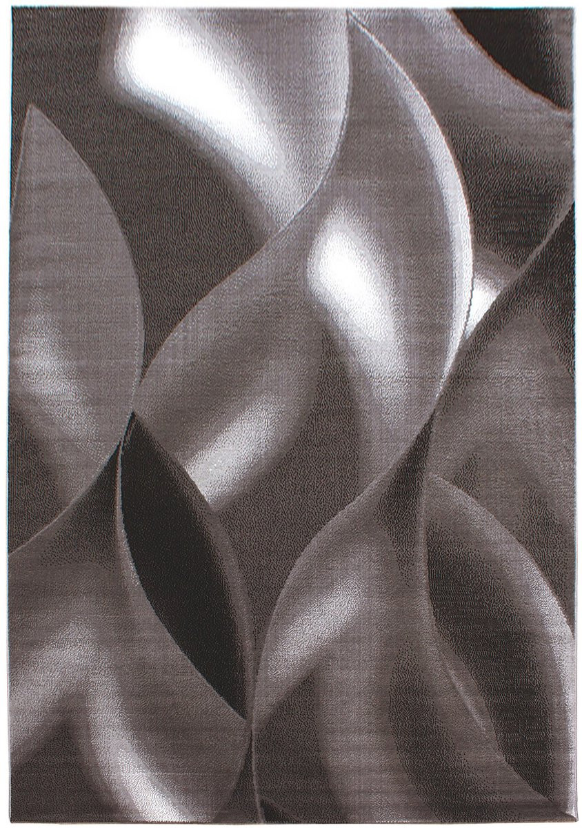 Plus Vloerkleed Bruin Golvend 3D Design Laagpolig Polypropyleen