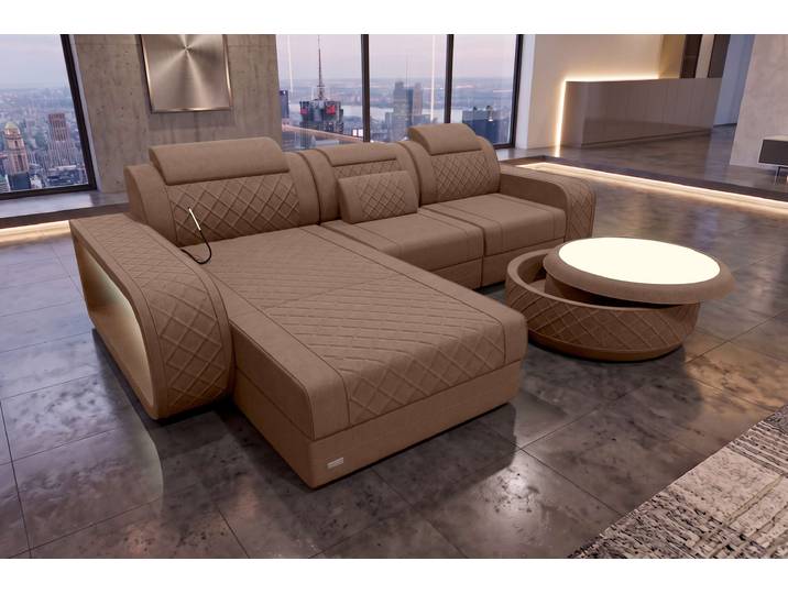 Ecksofa Berlin L Form Stoffsofa