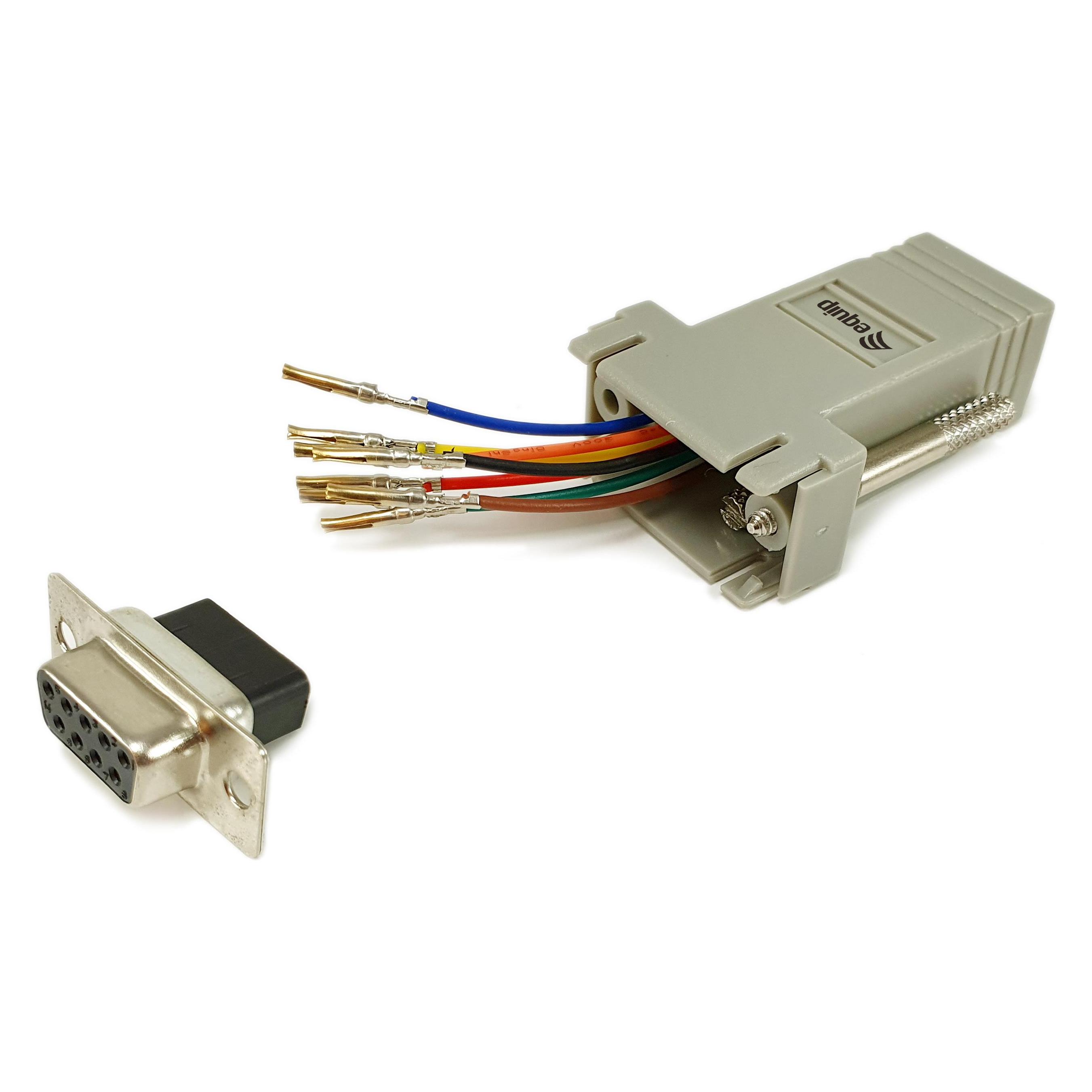 equip Adapter DB9 -> RJ45 Adapter Bu/Bu TIA/EIA-561 (133388)