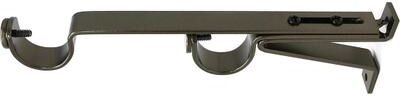Urbanest "Long Double Drapery Curtain Window Rod Bracket Holder, Up to 1.25"" Rod , 2 Pieces"