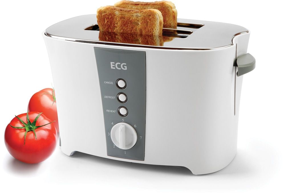 ECG ST818 Toaster 800 W 2 Scheibe(n) (Grau, Edelstahl) ST 818