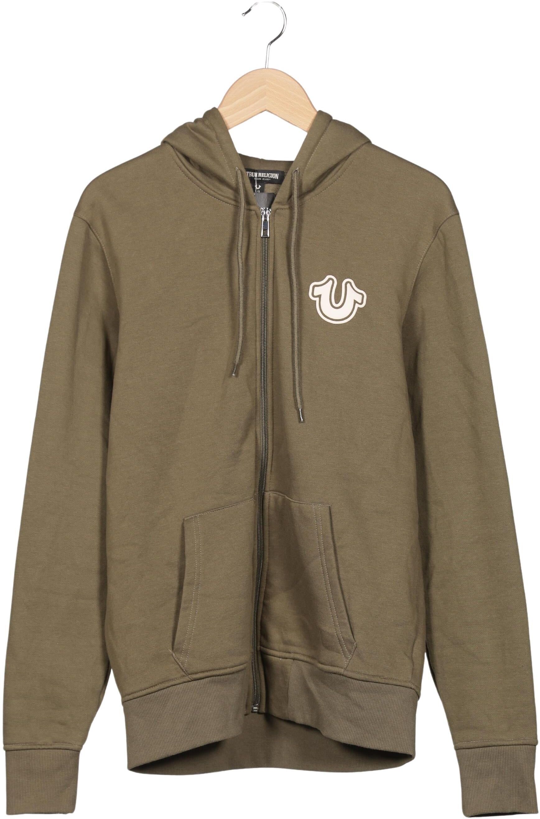 True Religion Herren Kapuzenpullover, Grün, Gr. L, kein / Etikett - Second Hand